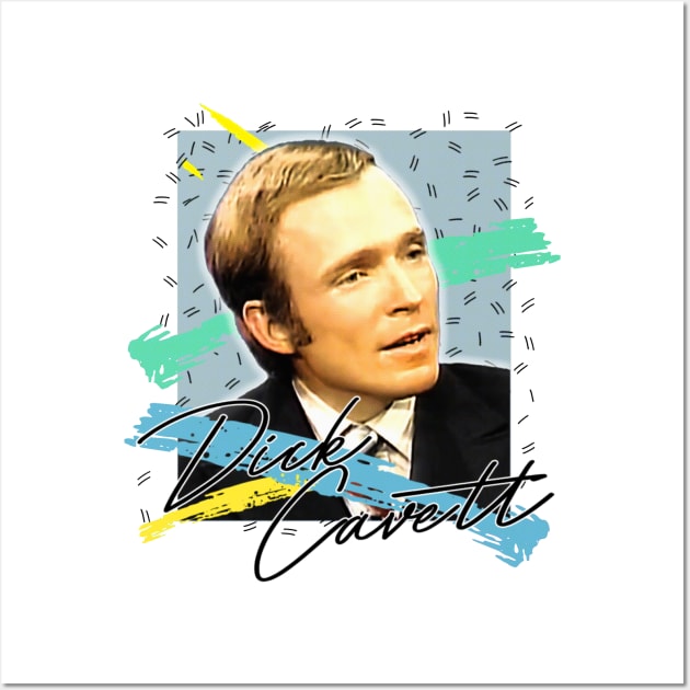 Dick Cavett / Retro Fan Design Wall Art by DankFutura